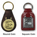 Custom Logo Bargain Leather Die Struck Coin Golf Key Chain-Tournamentshowroom.com