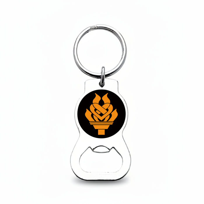 Custom Logo Golf Bottle Opener Key Chain-Tournamentshowroom.com