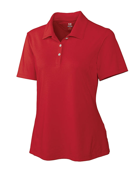 Custom Logo Embroidered Ladies' Cutter & Buck DryTec Kingston Pique Golf Polo