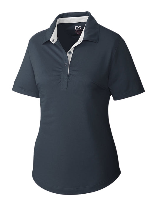 Custom Logo Embroidered Ladies' Cutter & Buck DryTec Alder Golf Polo Shirt