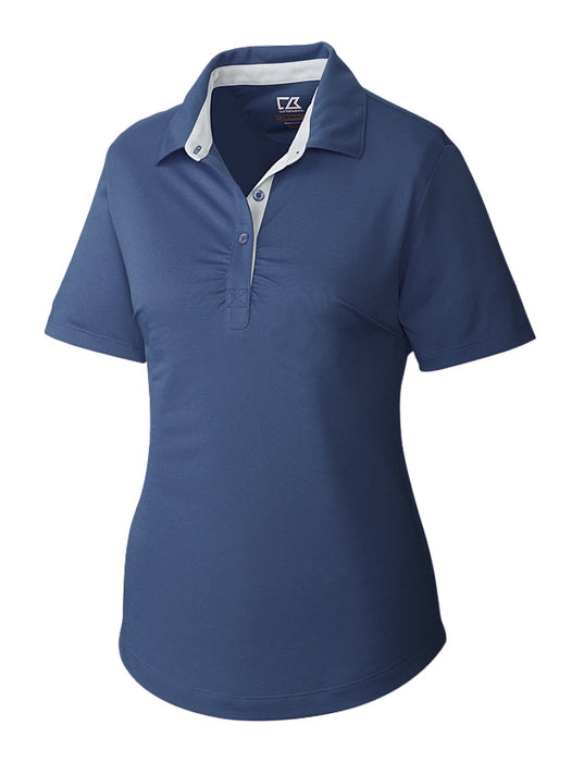 Custom Logo Embroidered Ladies' Cutter & Buck DryTec Alder Golf Polo Shirt