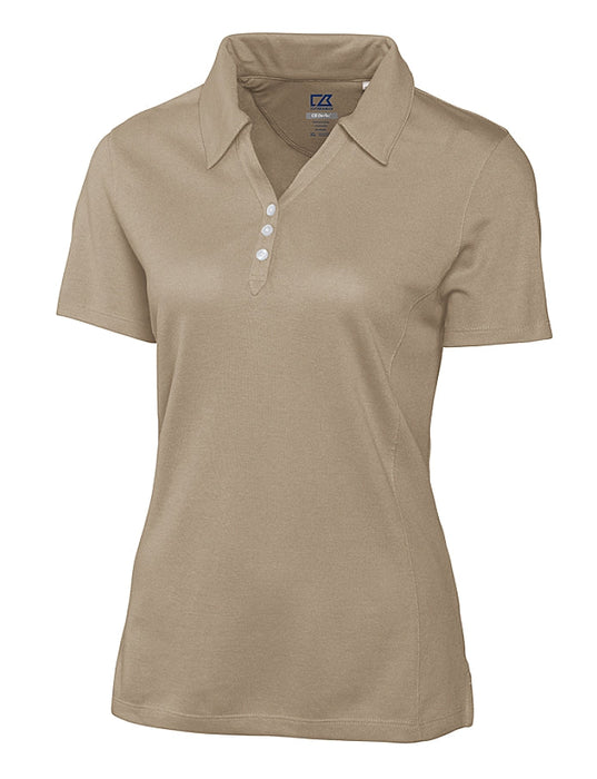 Custom Logo Embroidered Ladies' Cutter & Buck DryTec Championship Golf Polo Shirt