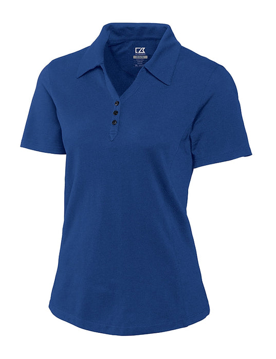 Custom Logo Embroidered Ladies' Cutter & Buck DryTec Championship Golf Polo Shirt