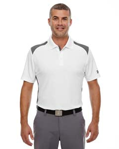 Custom Under Armour Men's Team Colorblock Polo Embroidered with your Logo