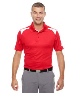 Custom Under Armour Men's Team Colorblock Polo Embroidered with your Logo