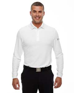 Custom Under Armour Men's Performance Long Sleeve Polo Embroidered with your Logo