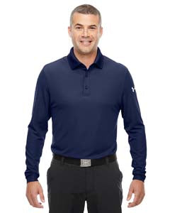 Custom Under Armour Men's Performance Long Sleeve Polo Embroidered with your Logo