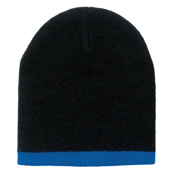 Two Color Beanie Embroidered with Your Logo
