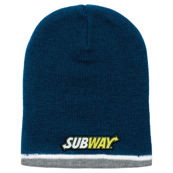 Tri Color Beanie  Embroidered with Your Logo