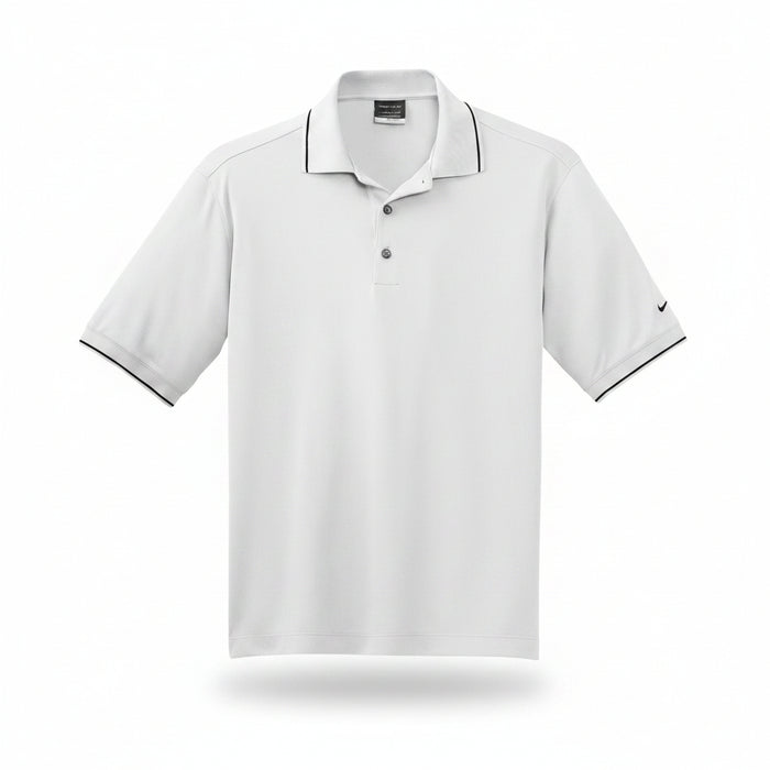 Custom Logo Embroidered Nike Men's Dri-FIT Classic Tipped Sport Shirt-Tournamentshowroom.com