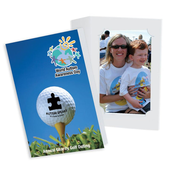 Custom Logo Golf Portrait Photo Holder