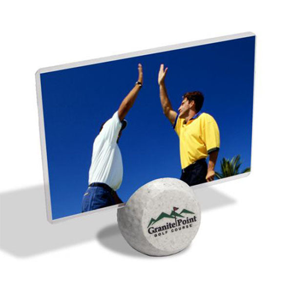 2.25" D x 2" H Golf Ball Picture Frame