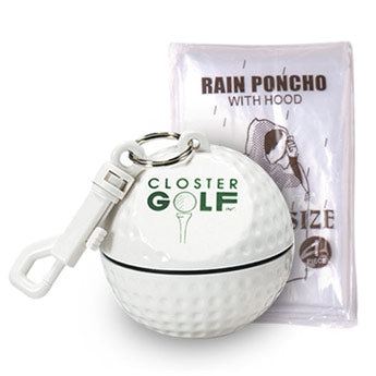 Sport Guard Waterproof Golf Poncho with Secure Clip