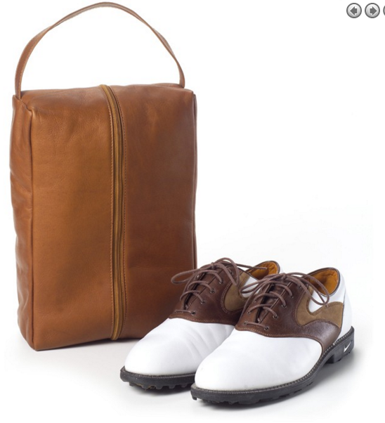 GolfPro Leather Shoe Caddy