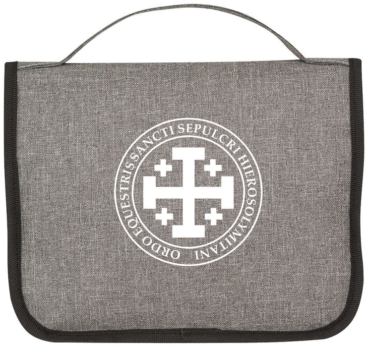 Custom Logo Heathered Hanging Toiletry Bag