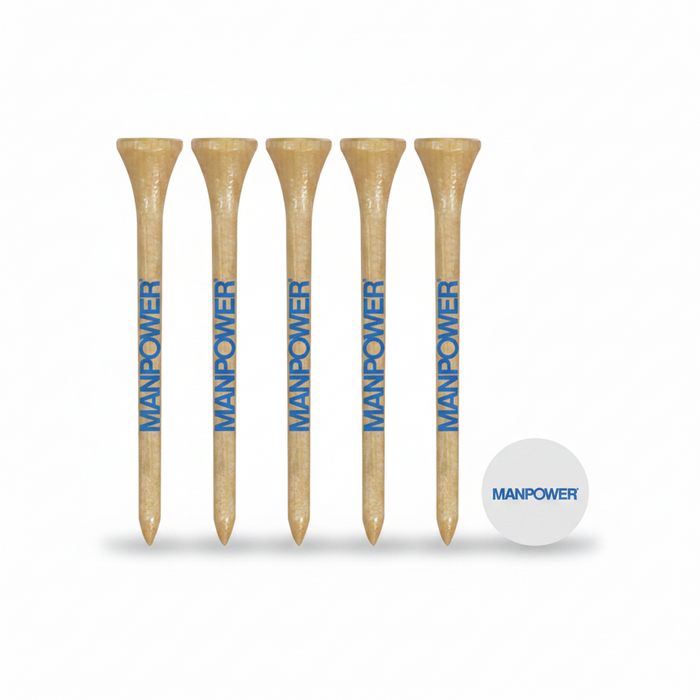 Custom Logo Golf Tee Pack with 4 Golf Tees and Golf Ball Marker-Tournamentshowroom.com