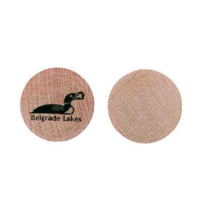 Jumbo Quarter Size Wooden Custom Printed Ball Marker