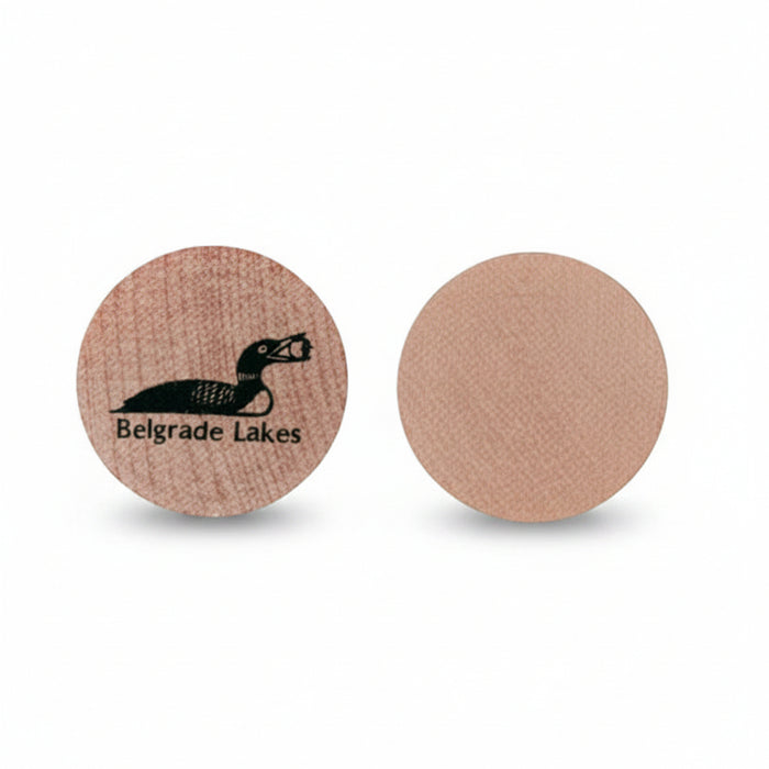 Jumbo Quarter Size Wooden Custom Printed Ball Marker-Tournamentshowroom.com