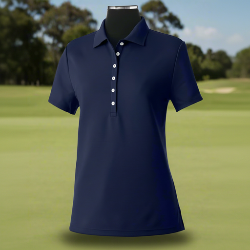 Callaway Embroidered Ladies Ottoman Polo Shirt-Tournamentshowroom.com