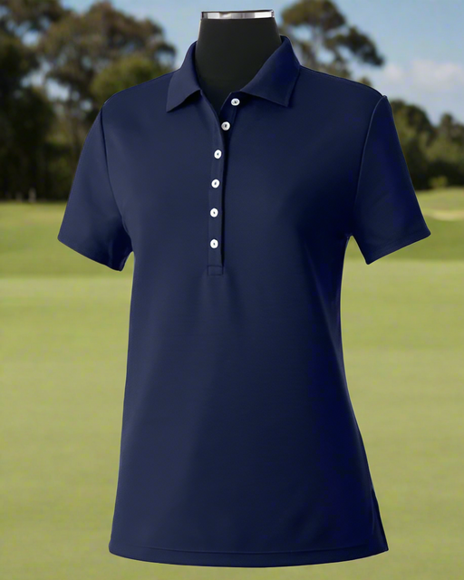 Callaway Embroidered Ladies Ottoman Polo Shirt-Tournamentshowroom.com