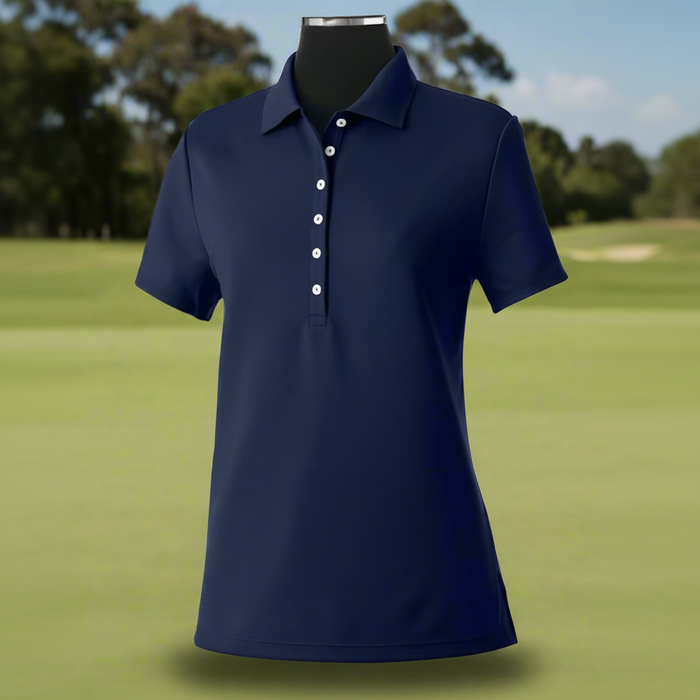 Callaway Embroidered Ladies Ottoman Polo Shirt-Tournamentshowroom.com