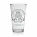 Custom logo craft beer glass used as branded merchandise for golf tournaments