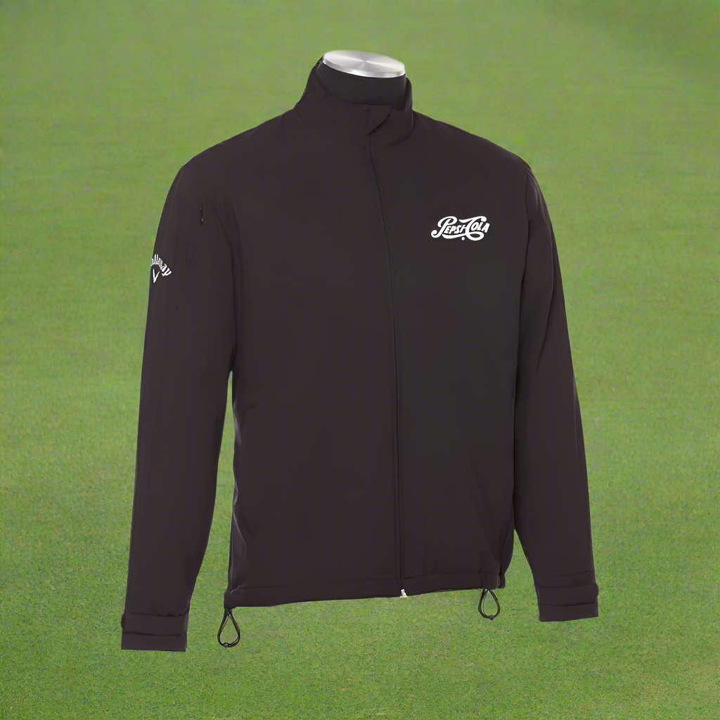 Custom Logo Callaway men's embroidered wind jacket for golf tournaments and corporate apparel.
